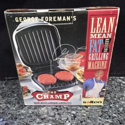 GEORGE FOREMAN GRILL- NEW IN BOX