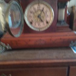 1880s -1890s Seth Thomas Antique Mandle Clock 