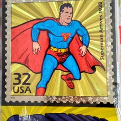 Vintage Superman USPS Sealed Foil Note cards 