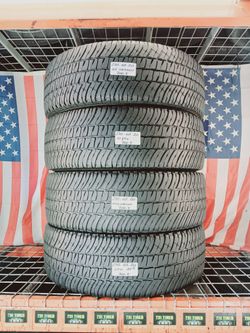 🇺🇸 4 GREAT USED TIRES LT275/65R20 MICHELIN LTX AT2 ALL SEASON HEAVY-DUTY PLY USED TIRES 275 65 20