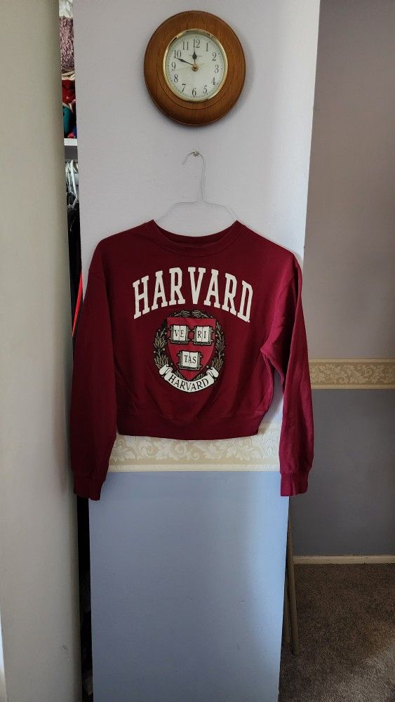 Harvard Cropped Sweatshirt 