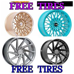 HOLIDAY SALE :BUY RIMS GET FREE TIRES! NO CREDIT CHECK/ ONLY $50 DOWN PAYMENT