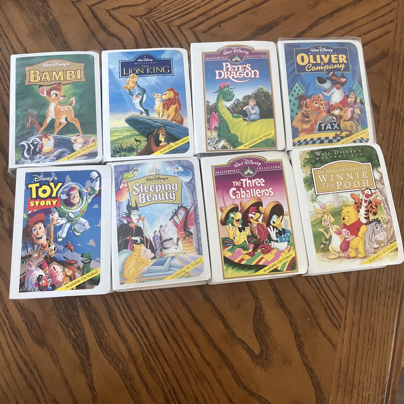 1996 Disney VHS McDonalds Toys