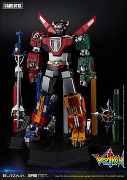 Blitzway - Voltron 5Pro Studio CARBOTIX Collectibles Action Figure  PERFECT CONDITION