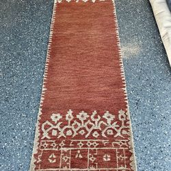 Pottery Barn Desa Bordered Hand-Tufted Wool Rug