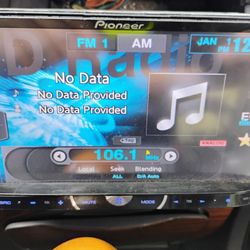 Two Different Model Pioneer Double DIN TVs Apple Carplay Android Auto Bluetooth
