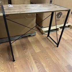 Folding Wooden & Metal Desk