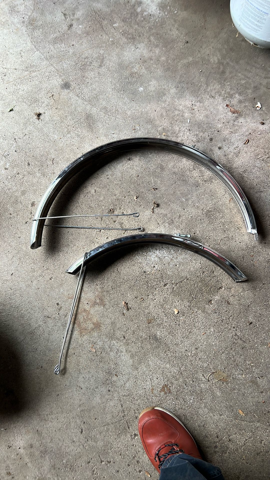 Chrome Cruiser Bicycle Fenders Splash Guard 26”