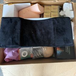Box Full Of EyeLash Supplies And More 