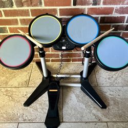 Rock Band Harmonix Wired PlayStation Drum Pedal & Stand Set PS2 PS3 - TESTED