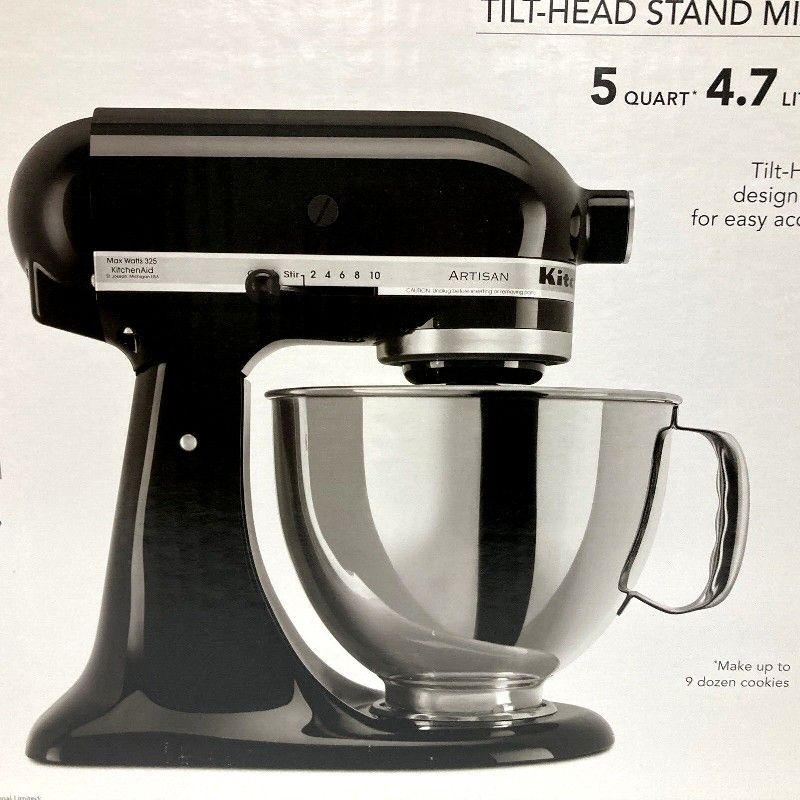 Includes warranty and proof of purchase New Kitchen Aid KSM150PSOB