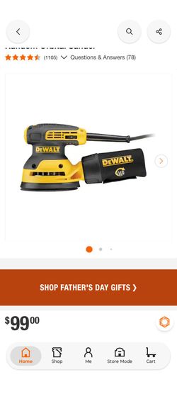 DeWalt orbital sander