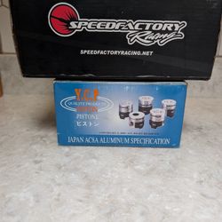 Honda D16 Speedfactory Rods Vitara Pistons