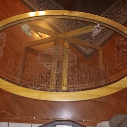 Coffee Table Made From Tek Wood 