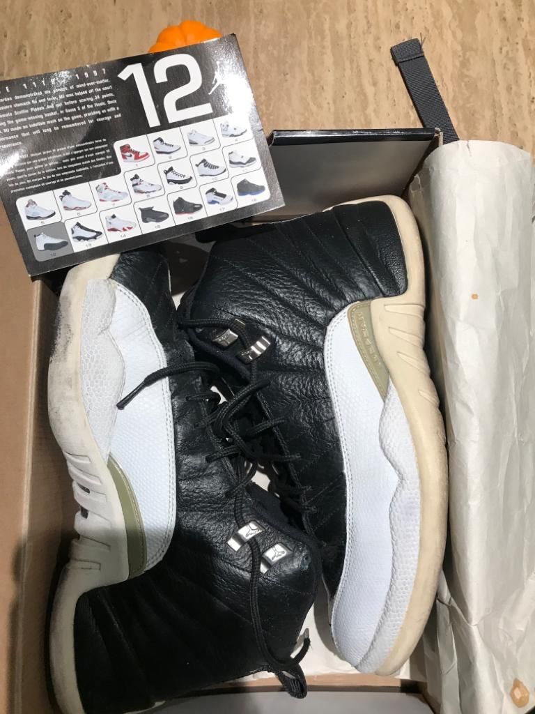 Jordan 12 (Playoff) ... these are the 1st Retro 12 from ‘03. Yes 16 years ago ... Still wearable and priced to go quick to the right collector