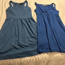 2 Blue Medium Dresses