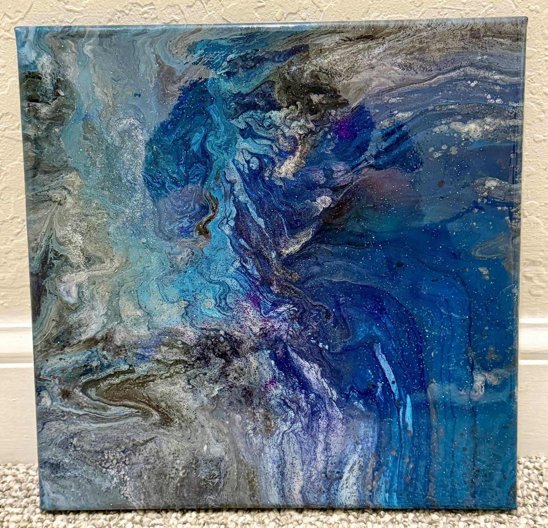 Resin Art 12” x 12”
