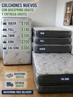 Mattress Pillow Top New