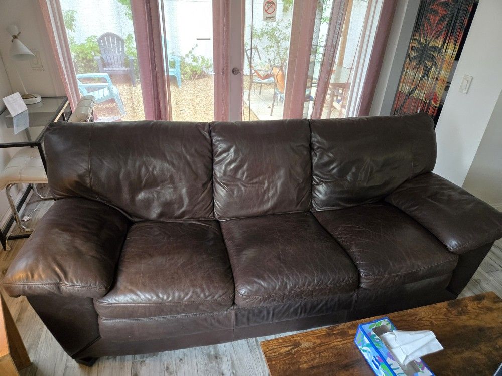 Leather Couch π