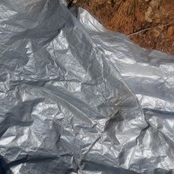 2 Huge plastic Tarps