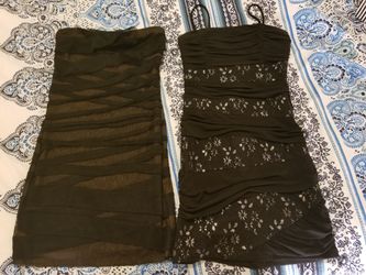 2 black dresses