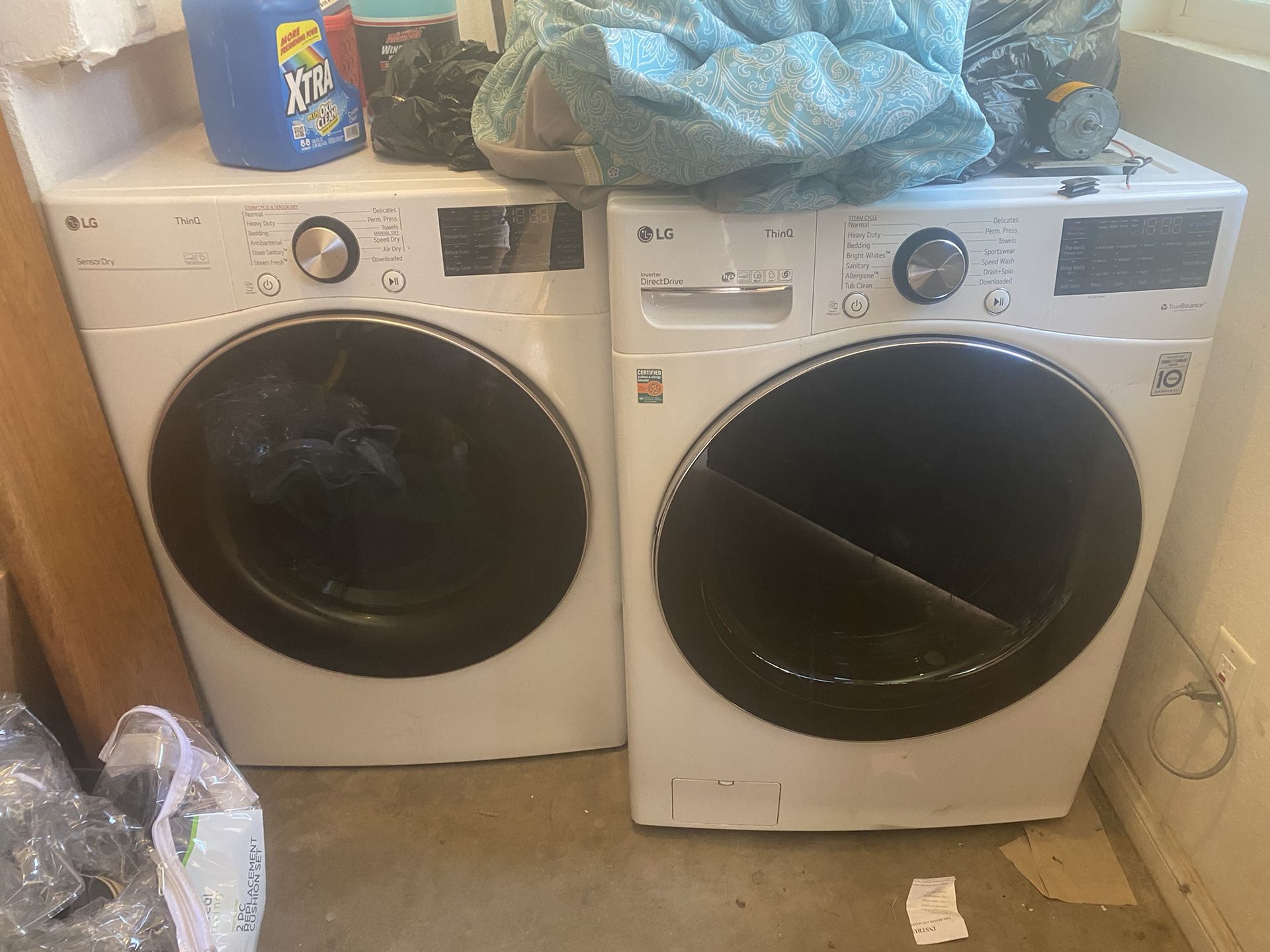 LG Front Load Washer (Model:3850EA3031Q )and Dryer (see AD description for model number)