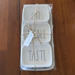 Eat Nibble Taste Rae Dunn Set Of Dishes
