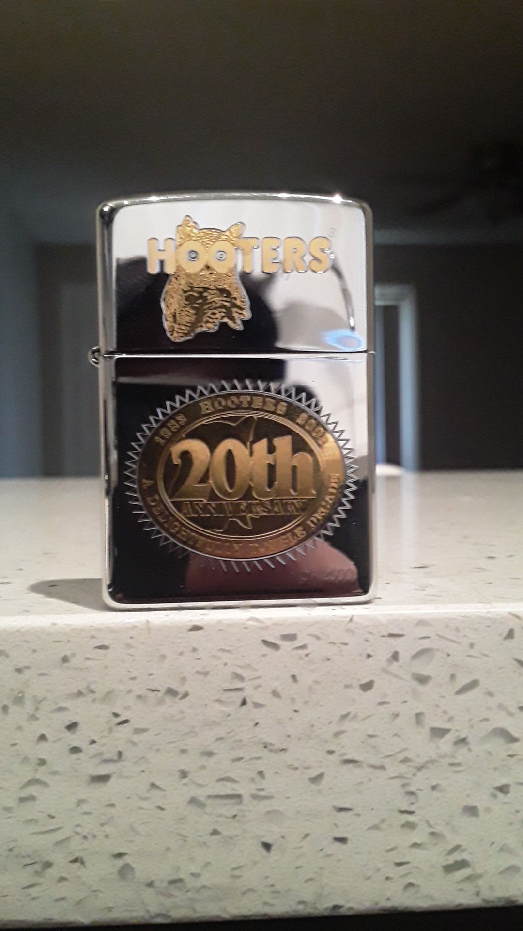 Zippo Lighter Collectible Hooters 20th anniversary. $20.00