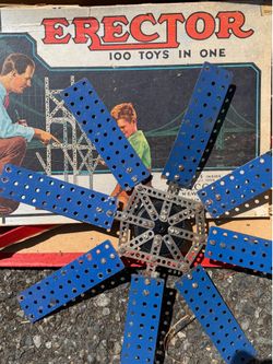 Old vintage Erector sets