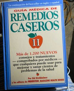 Guía Médica de Remedios Caseros II – Spanish Hardcover Health Reference Bo