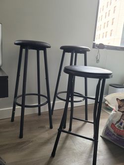 Bar Stools And Counter Height Stool Black