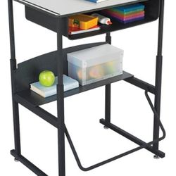 Safco AlphaBetter Desk with Book Box