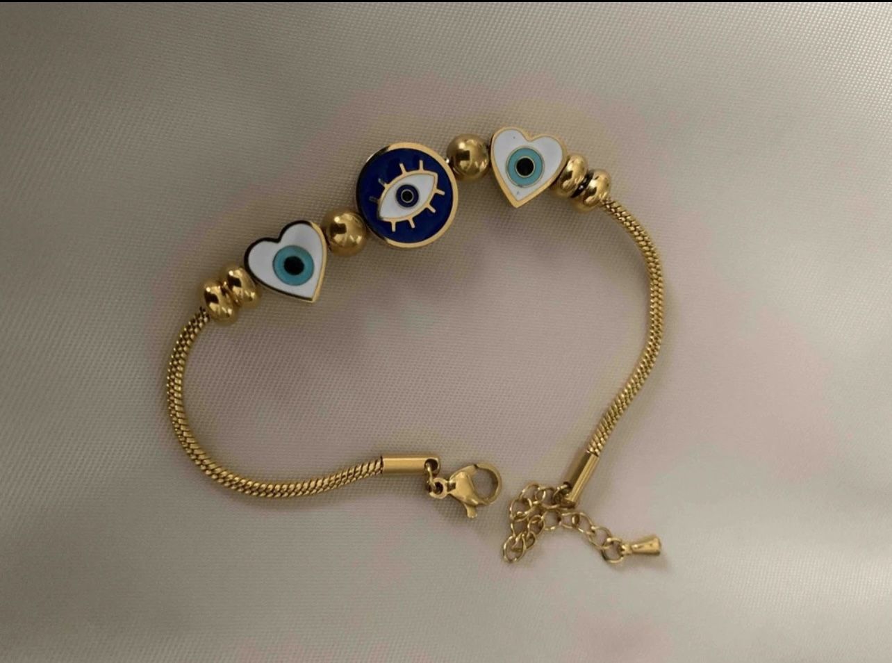 Gold Evil Eye Bracelet