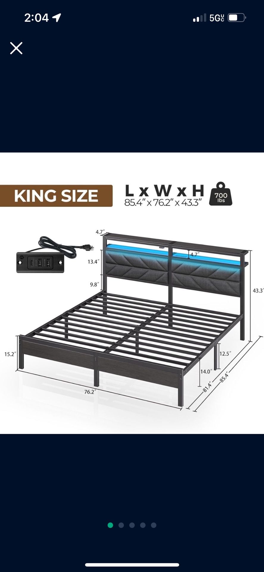 King Bed Frame