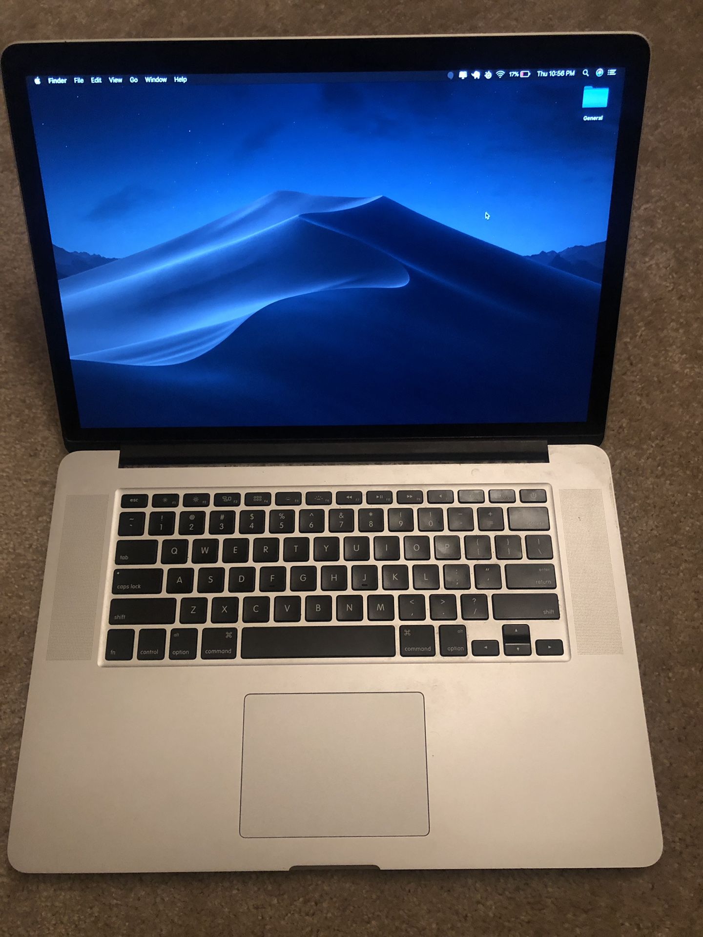 MacBook Pro 15” Retina i7 laptop