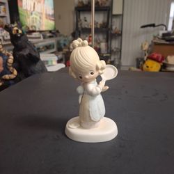 Precious Moments "Eggs Over Easy" Bisque Porcelain Figurine Vintage Collectible 1979 5.25"Tall