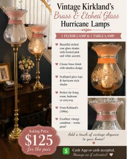 Vintage Kirkland lamps
