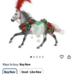 Breyer Horses 2025 Holiday Collection – Christmas in Bloom | Limited Edition Holiday Horse | Traditional 1:9 Scale Collectible Model Horse, for Collec