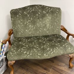 Green Love Seat