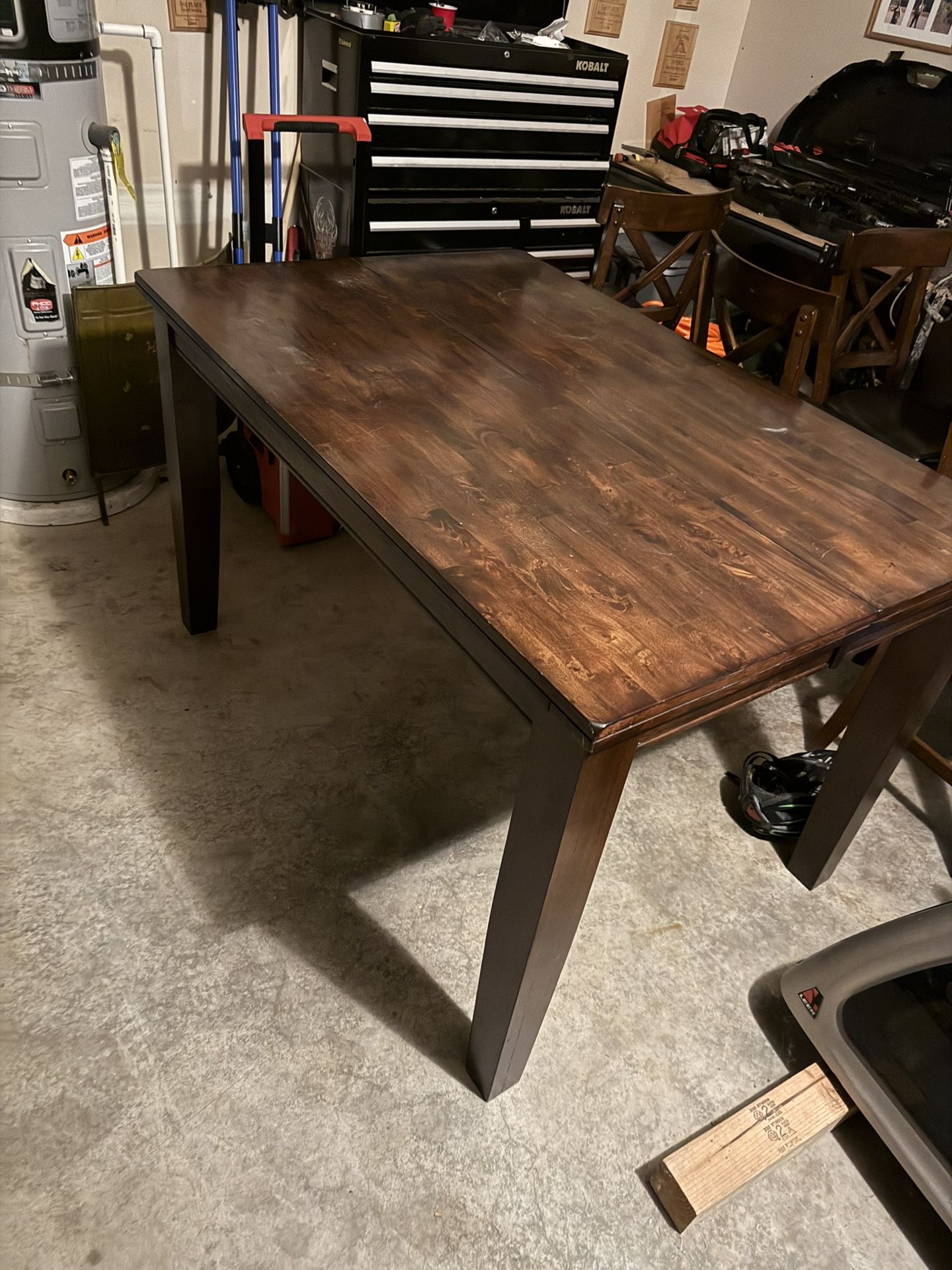 High-top Kitchen Table + Chairs