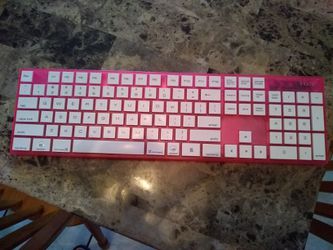 Ihome wireless keyboard--pink