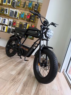 GT33 Riding Times Electric Bike with Basket Brand New Fat Tire EBike For Financing