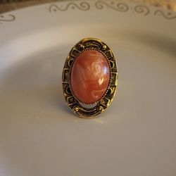 Vintage Golden Color Ring Adjustable 