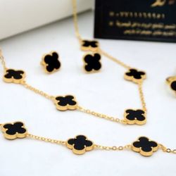 Jewellery Set Plated Gold 