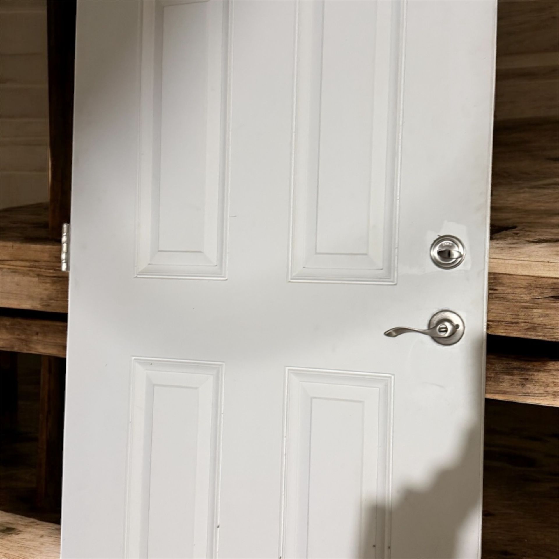 White Exterior Front Door
