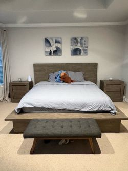King size bedroom furniture REAL WOOD