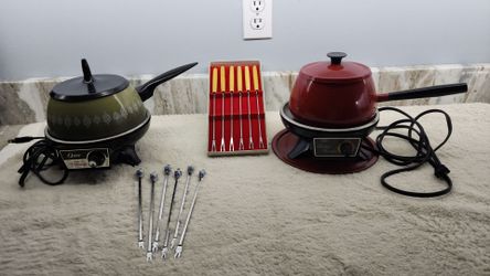 Two Fondue Pots - Holiday Gourmet Entertaining Vibes at a budget price!