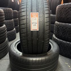 275/40R19 Michelin Pilot Sport 4s Full Pair of 2 Tires