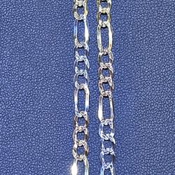 14kt Tri-Color Figaro Chain. (C-3) 20", 9.2g, 5mm, Hollow. ASK FOR RYAN. #(contact info removed)20