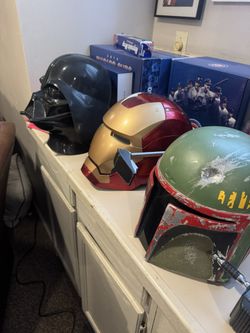 Darth Vader, iron man, Boba fett Wearable Masks/Helmets